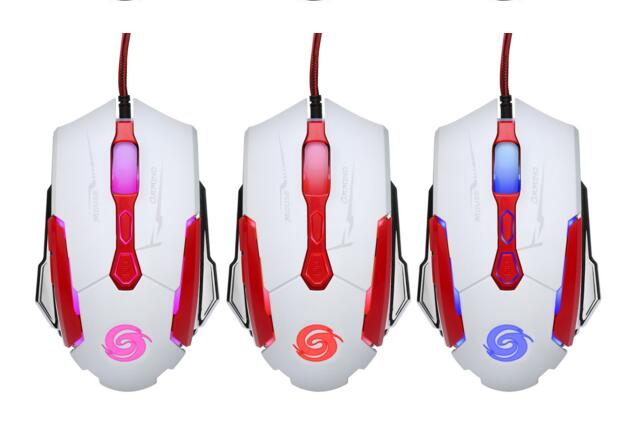 Super cool 4000DPI 7 keys usb wired gaming mouse